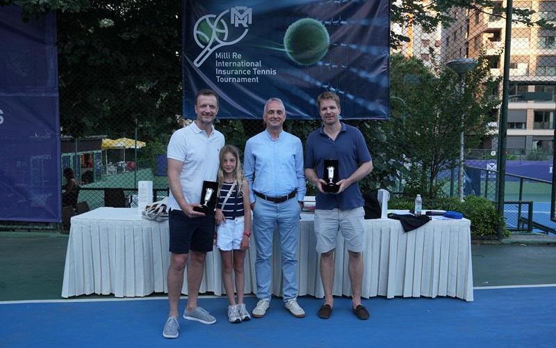 Millî Reasürans’ın Düzenlediği 38. Uluslararası Sigortacılar Tenis Turnuvası’nda Ödüller Sahiplerini Buldu