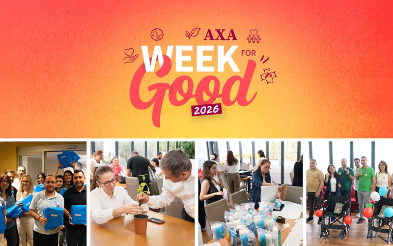 AXA Türkiye İyilik Haftası’nı 38 Etkinlik ve 4.361 Saat Gönüllülükle Tamamladı...