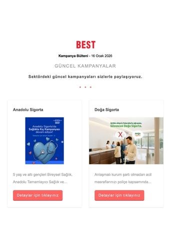 Güncel Sigorta Kampanyaları